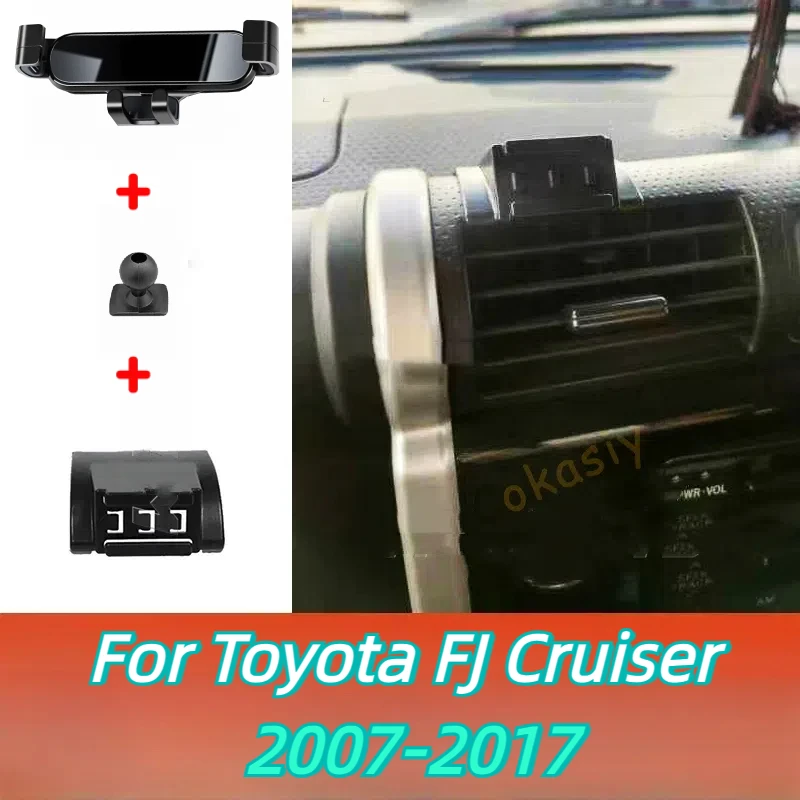 Držiak na mobilný držiak na auto pre toyota FJ Cruiser 2007-2017