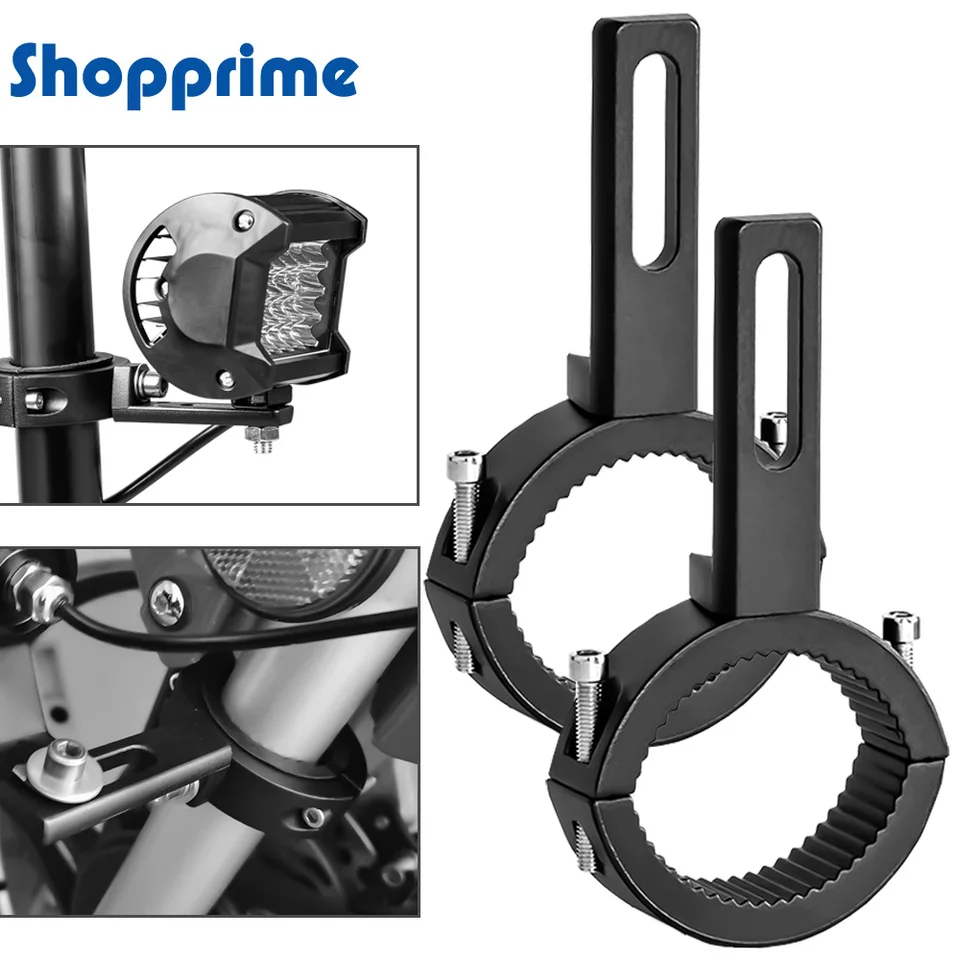Držiak na motocyklovú hmlu 20-38 mm/38-60 mm pomocný motocykel Podporný stojan Fixation Fixation Mot Light-Lights Montážna konzola