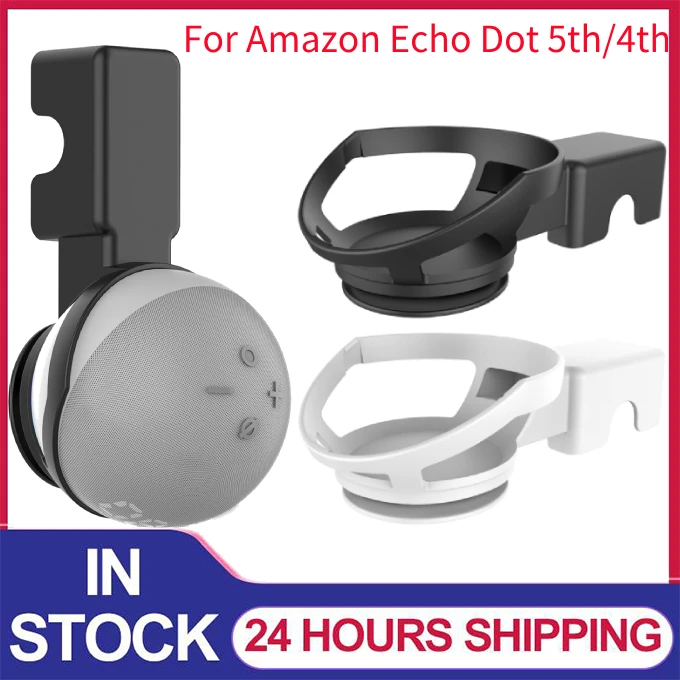Držiak na nástenný držiak pre Amazon Echo Dot 5./4. inteligentné reproduktory Vstavané káblové riadenie zásuvok na stenu držiak na chladiacu základňu