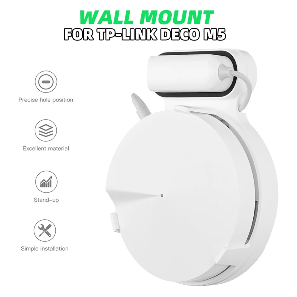 Držiak na stenu pre TP-Link Deco M5 Celú domácu sieť WiFi Systém robustný držiak na stenu strop pre TP-Link Home WiFi Router