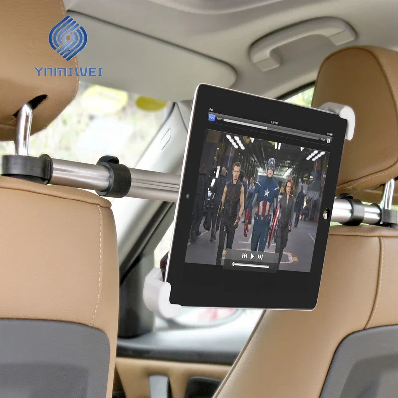 Držiak tabliet pre tablet PC Car Auto zadné sedadlo hlavy Montáž držiaka Tablet Universal 7-15 '' pre iPad Xiaomi Samsung Clip Mount