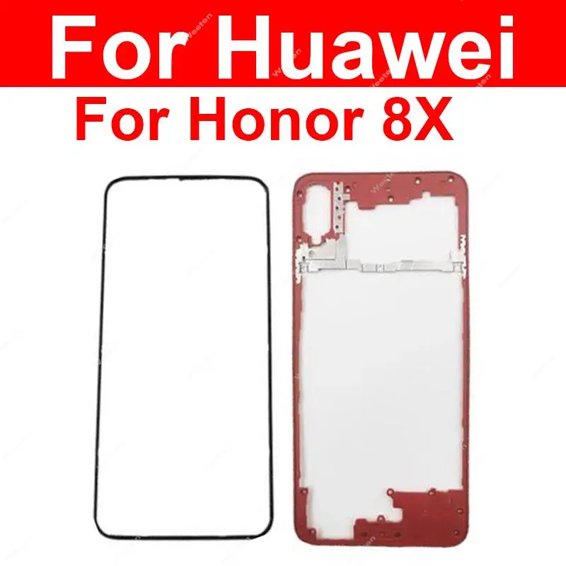 Držiak zadného krytu pre Huawei Honor 8x JSN-L11 L21 L22 predná LCD obrazovka zadná držiak na zadnú batériu Držiak držiaka držiaka batérie