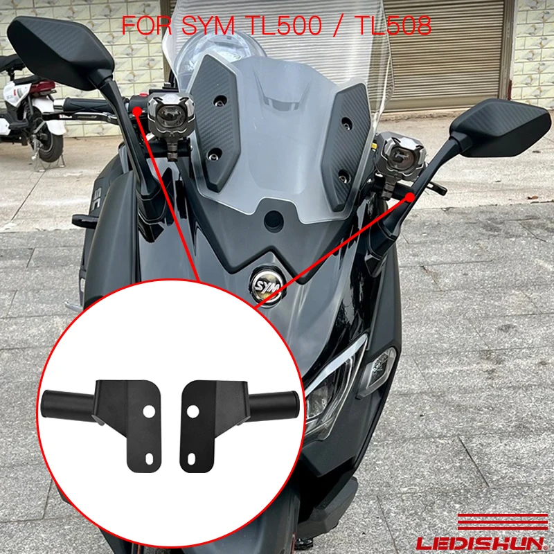 Držiaky svetlometov motocykla Montáž na zadnú zátvorku Svetové svetlo stĺpika Základné príslušenstvo pre Sym TL508 MaxSym TL500