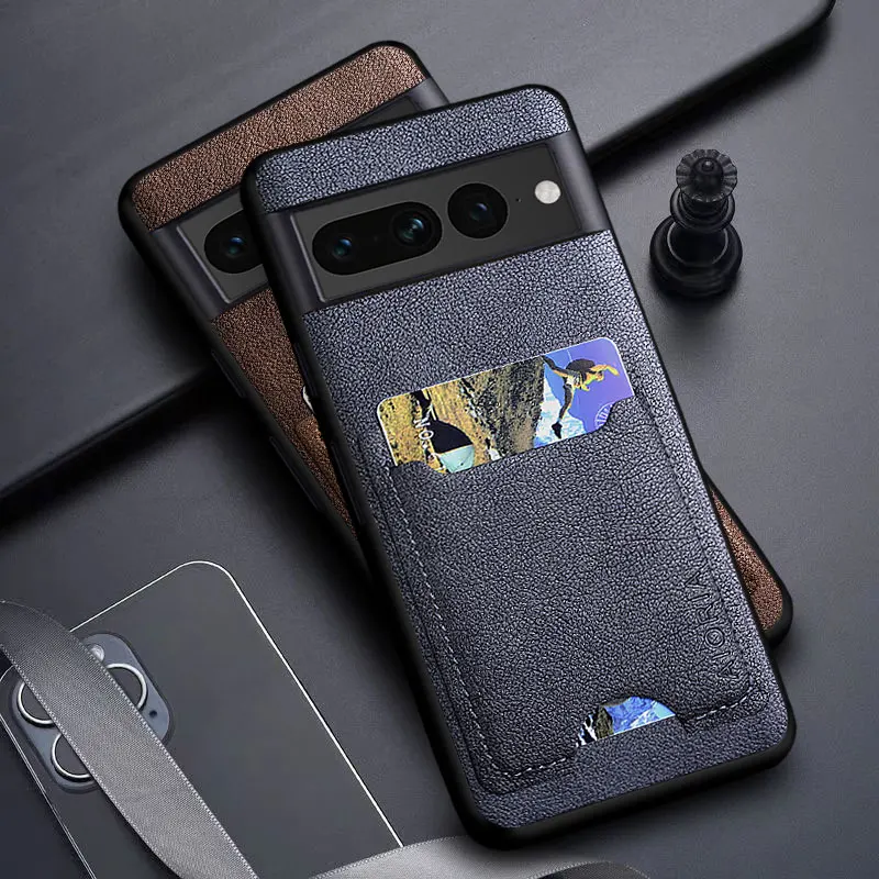 Držiteľ držiaka na sloty pre držiak na kartu pre Google Pixel 7 6 5 4 8 Pro 7a 6a 5a XL Funda Luxury Luxusný zadný kryt pre Pixel 7 6 5 8 Pro Case