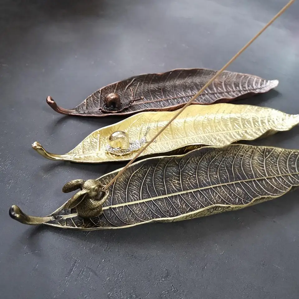 Držiteľ kadidla popola Catcher Long Leafs Cenzer Meditácia Domáce Decor Doplnky