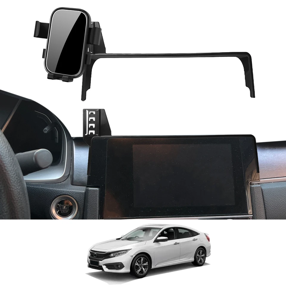 Držiteľ mobilných telefónov pre spoločnosť Honda Civic 2016-2020 Hatchback Typ R GPS Bracket Navigation Stand Automatické príslušenstvo