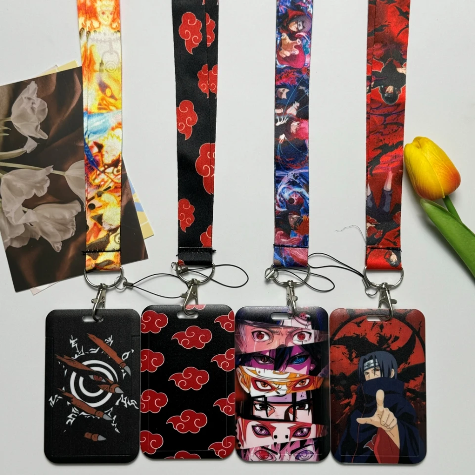 Držiteľ poverenia Japonské anime šnúrky na kľúče na kľúče odznak pre odznaky karty Klávesové kľúče Klávesové kľúče Darčeky