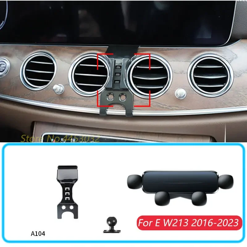Držiteľ telefónu a základňa pre Mercedes Benz E W213 2016-2023
