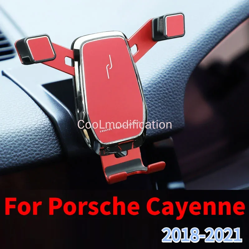 Držiteľ telefónu pre auto pre Porsche Cayenne 2018 2019 2020 Air Vent Mobile Stand Navigation Bracket.