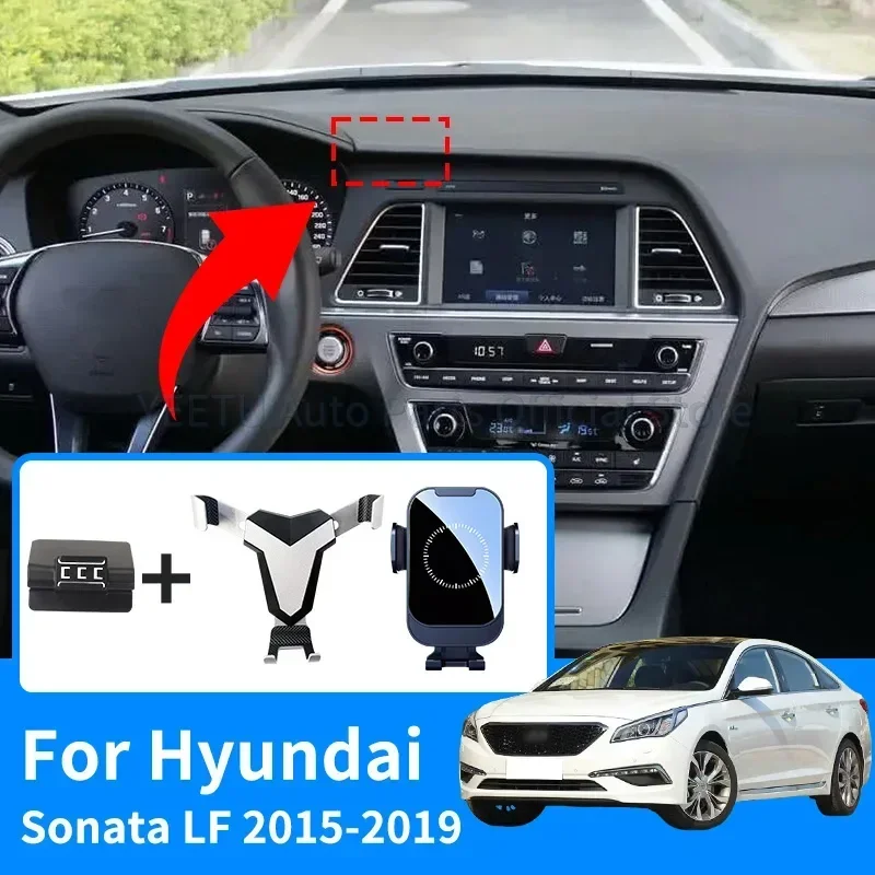 Držiteľ telefónu pre spoločnosť Hyundai Sonata LF 2019 2018 2017 2016 2015 2015