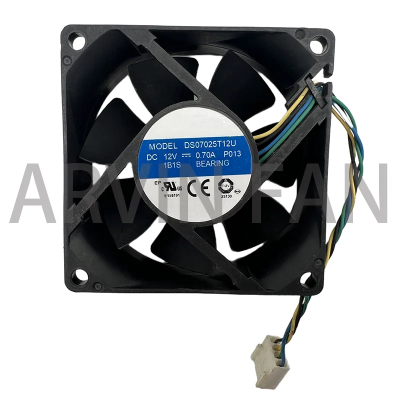 DS07025T12U 70 mm 7025 DC 12V 0,7A 4 -Pin PWM CPU PC Case Case Case Case