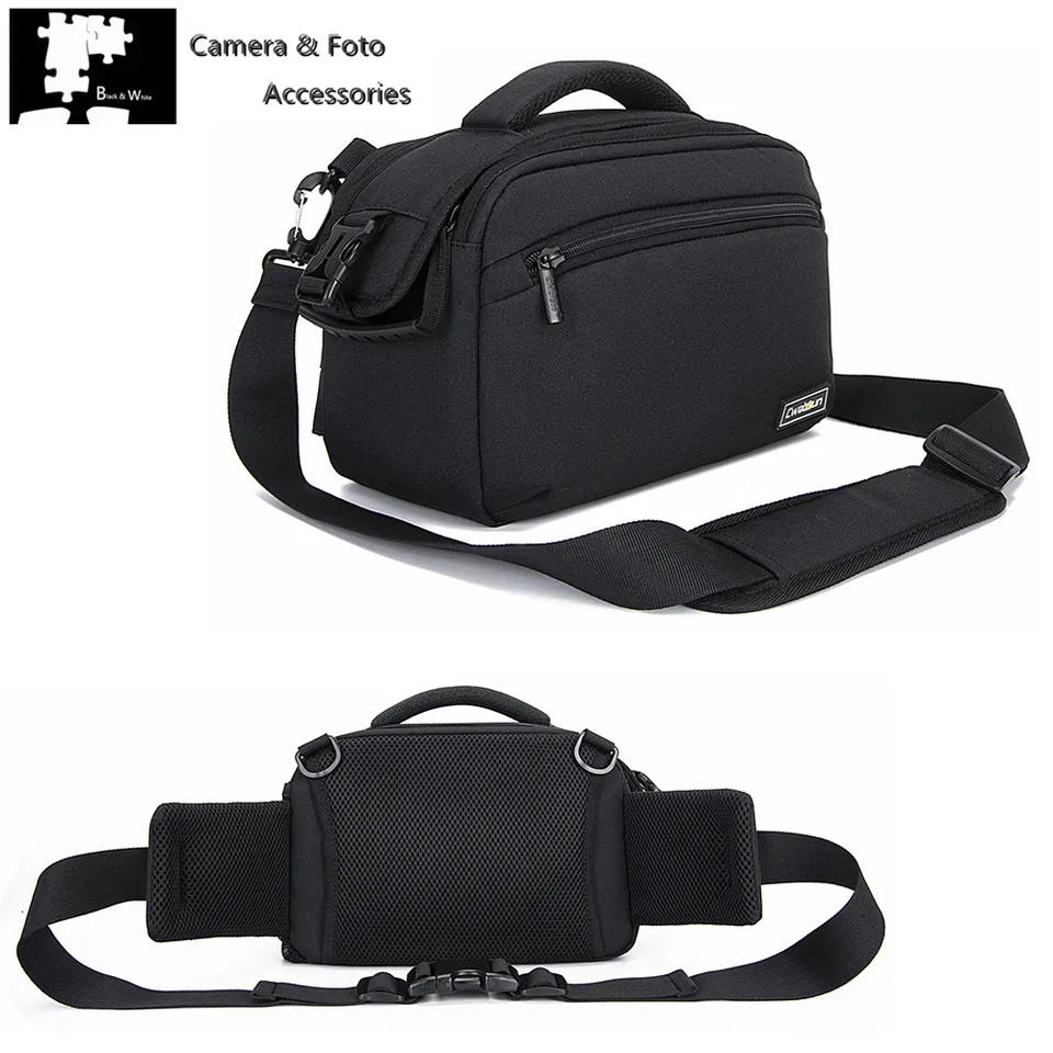 DSLR Camera Bag Sling Case Anti-Šokový pás vrecká pre Nikon Z8 Z7 Z6 III III Z5 Z50 D610 D3500 D3400 D5600 D5500 D7500 P1000 P950
