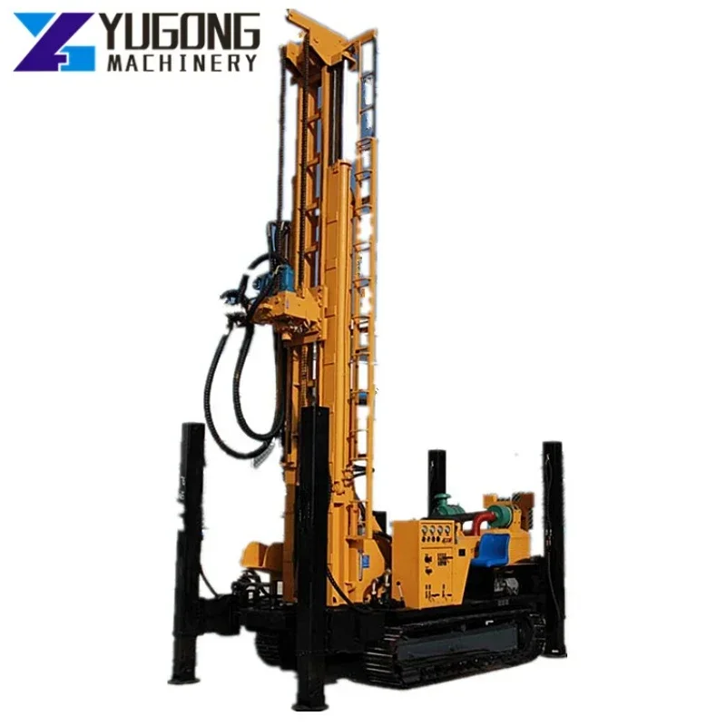 DTH vŕtací stroj na vŕtanie dobre vŕtacie zariadenie Pneumatické vŕtacie Rig 358 h dole vŕtací otvor Rigger Rotary hlava vrty