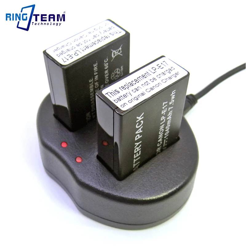 Dual-Channel USB Charger LCE17 LC-E17 LC-E17E pre CANON LP-E17 batéria EOS Rebel T6I 750D T6S 760D 77D 200D M3 M5 Digitálny fotoaparát