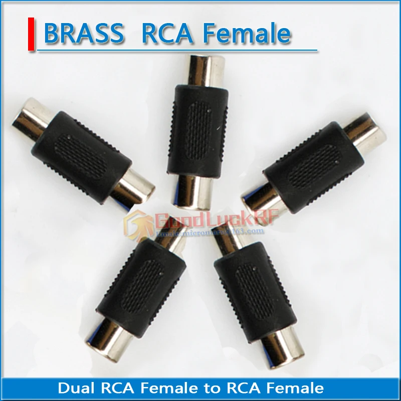 Dual Lotus RCA Žena na RCA Ženské zvukové a video pripojenie BRUSS LOTUS RF CONNECTOR Preverzia