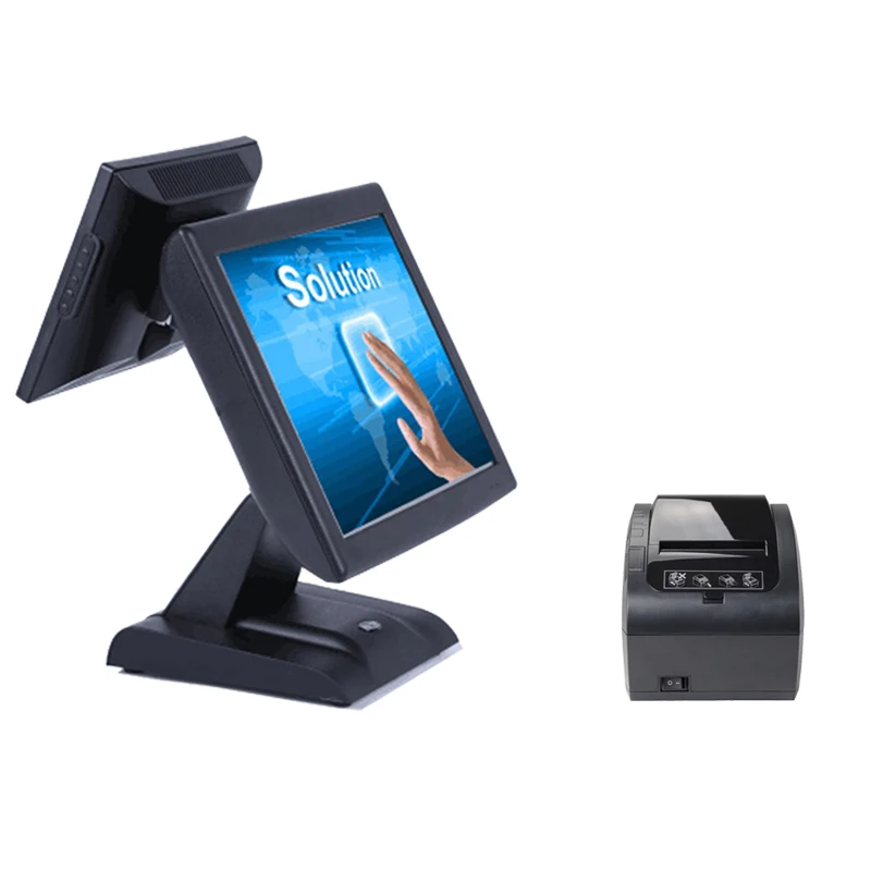 Dual POS System Single Touch 15+12 palcov