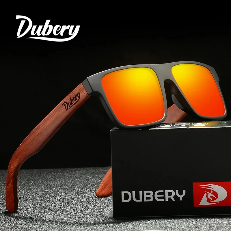 Dubery Exkluzívny dizajn Vintage Pánske okuliare orechové drevené slnečné okuliare UV400 ochrana módne slnečné okuliare Ženy