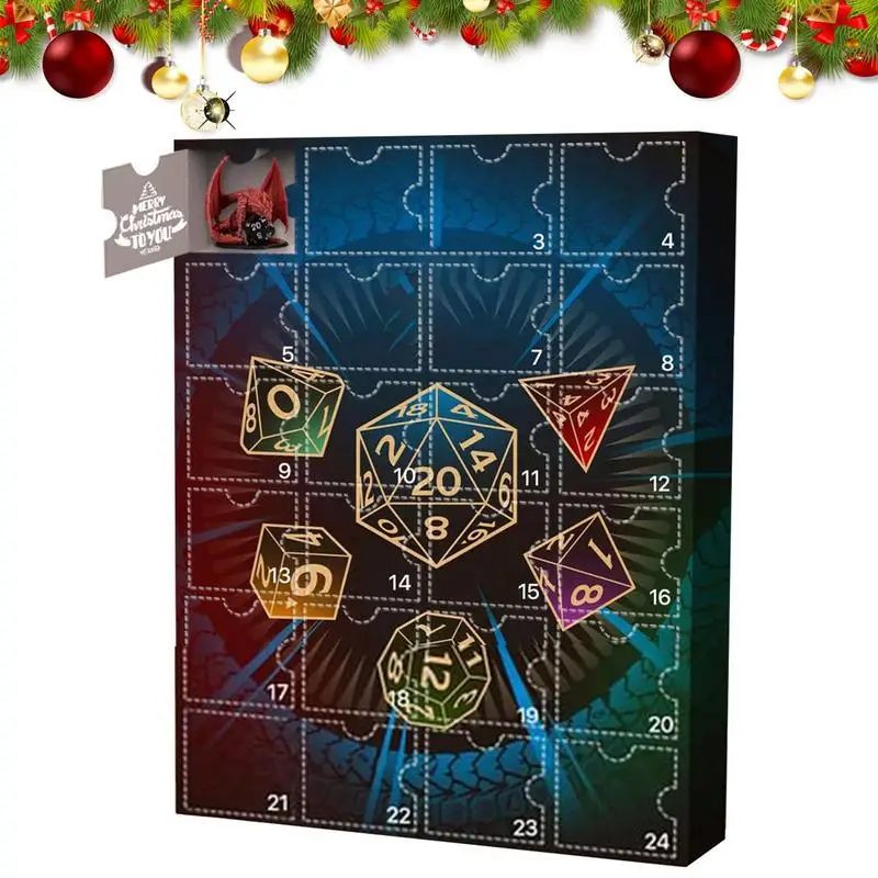Dungeons and Dragons Advent Calendar 24 dní vianočného adventného kalendára 2024 Vianočné odpočítavanie kalendár pre deti