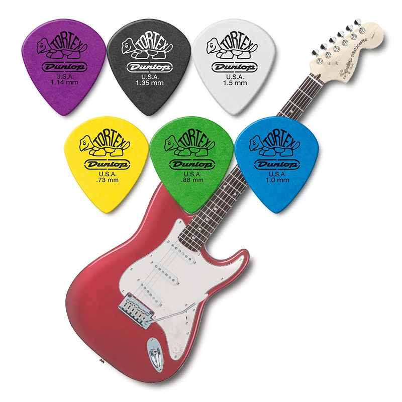 Dunlop Guitar Pick 498r Tortex Jazz III XL Pick 0,73/0,88/1,0/1,14/1,35/1,5 mm USA Pôvodné gitarové príslušenstvo