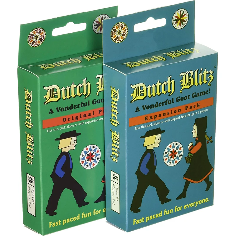 Dutch Blitz Pôvodná rýchla kartová hra obsahuje 160 karty Rýchle a ľahko sa naučí skvelá rodinná hra zábava pre všetkých za 2