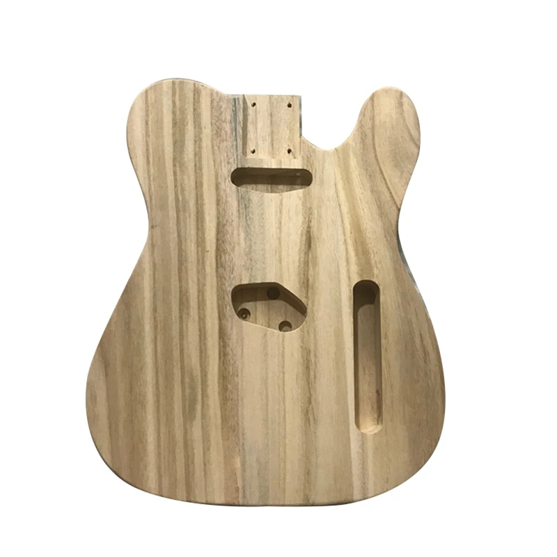 Dutina brúsenie nedokončené handraxové elektrické basové gitarové drevené teleso tela pre telecaster v štýle DIY Electric Guitar Body Dielo