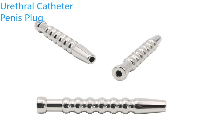 Duté koňské očné kovové kovové penis plug s paličkou katéter uretrálny zvuk Dilator Male Masturbdation Rod Penis Penis plug