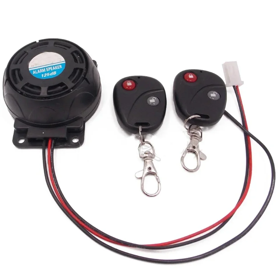 Duálne diaľkové ovládanie motocyklového bezpečnostného systému alarmu Systém motocykla Krádež ochrany bicykla motocykla Motor Motor Motor Alarm Alarm