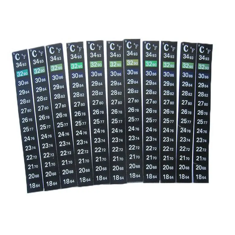Duálny akvárium teplomer pre ryby kvapalinu Fahrenheit Sticker Digital akvárium akváriu Termometer ovládanie palice