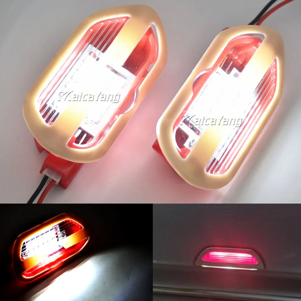 Dvere LED Dvere Swirey Lights Výstražné žiarovky pre Mercedes-Benz Class trieda S W222 S300 S320 S350 S400 S500 S560 S600 SL-SL-Class Brabus