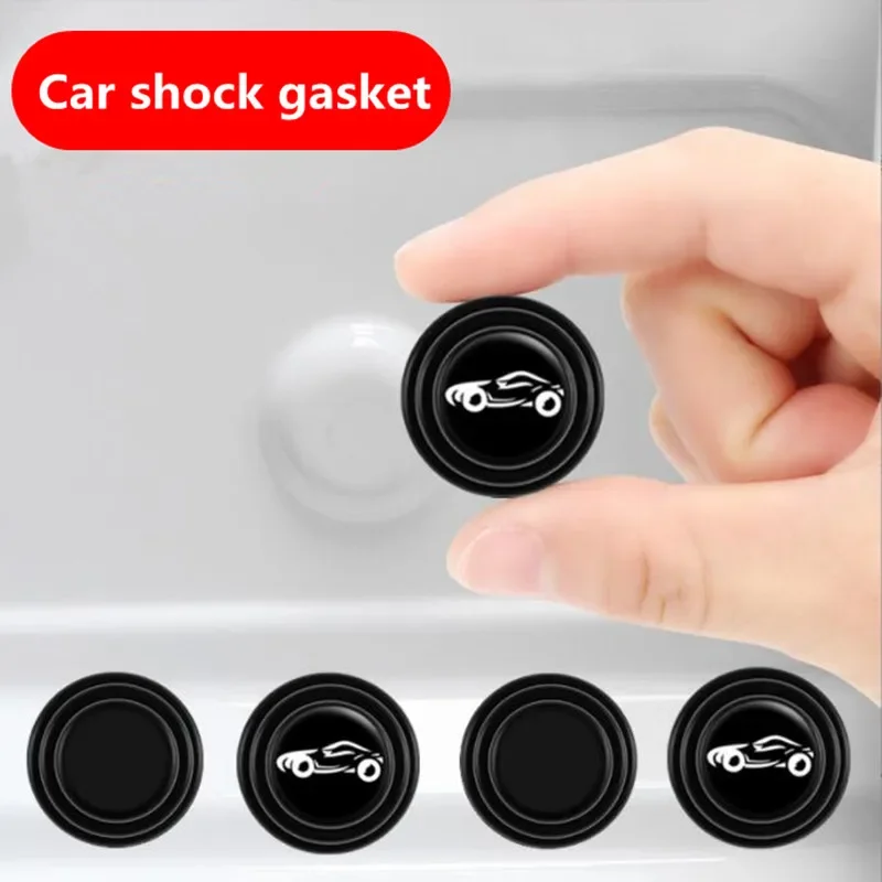 Dvere na dvere zatvárania automobilov Anti-Shock Temné príslušenstvo pre Ford Focus 2 3 4 Kuga Fiesta EcoSport Mondeo Escape Explorer Edge Fusion Fusion Flex