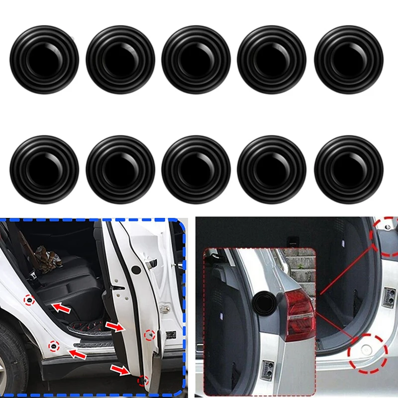 Dvere v doštičkách automobilu Shot-Absorbing tiché rohož anti-kolízne silikón pre nissan note e Power lada ladenie LDV T60