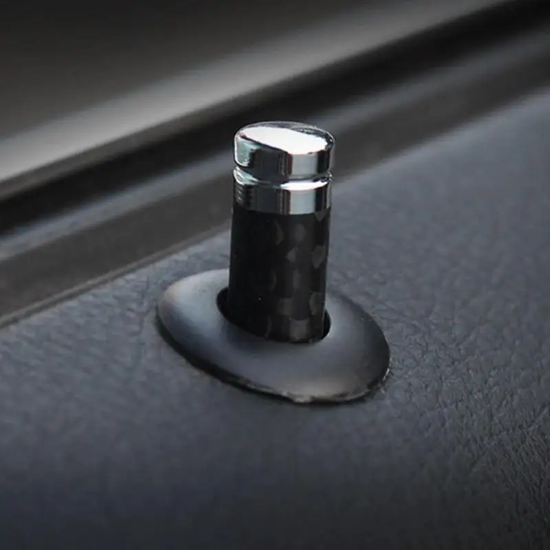 Dverový kolík Lock 4x Automatické dvere uzamknutia skrutiek PIN Kit Kit Dvere Lock Pin Knob Sada Set Auta