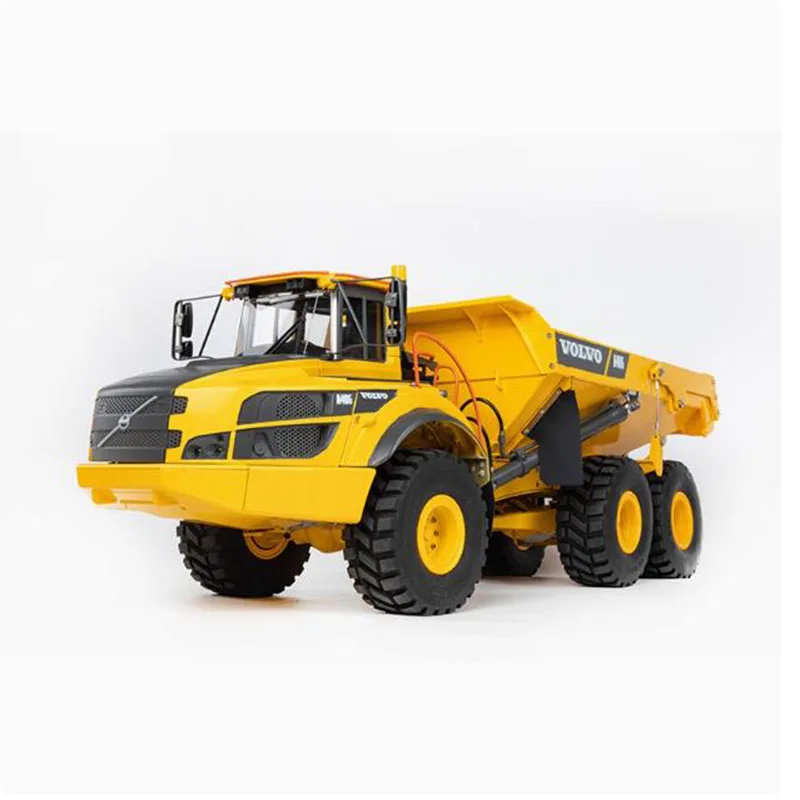 Dvojitá E A40G 1/16 RC Hydraulický kĺbový kovový kovový model so zvukovým zvukovým systémom RTR Dump Truck