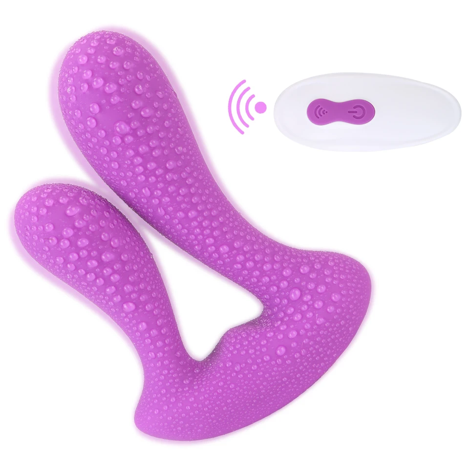 Dvojitá penetrácia Duálna hlava Anal zástrka vibrátor Anus Vagina Massager 9 Rýchlostný stimulátor G-Spot Diaľkové ovládanie Sex Sex Hračky pre ženy