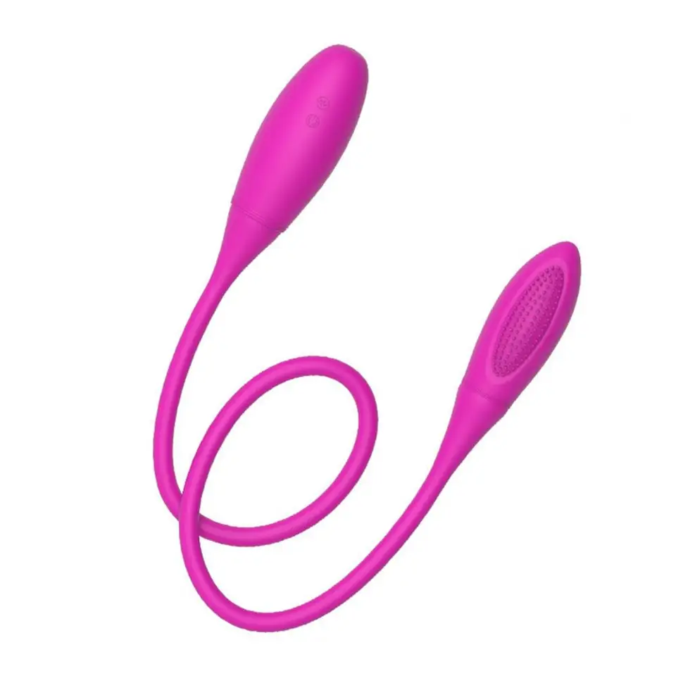Dvojitá vibračná hračka 2 Vibrátory hlavy Penetration tiché ženy klitoris klitoris výkonný veľký zástrčka Soft Soft Masturbdator Sex