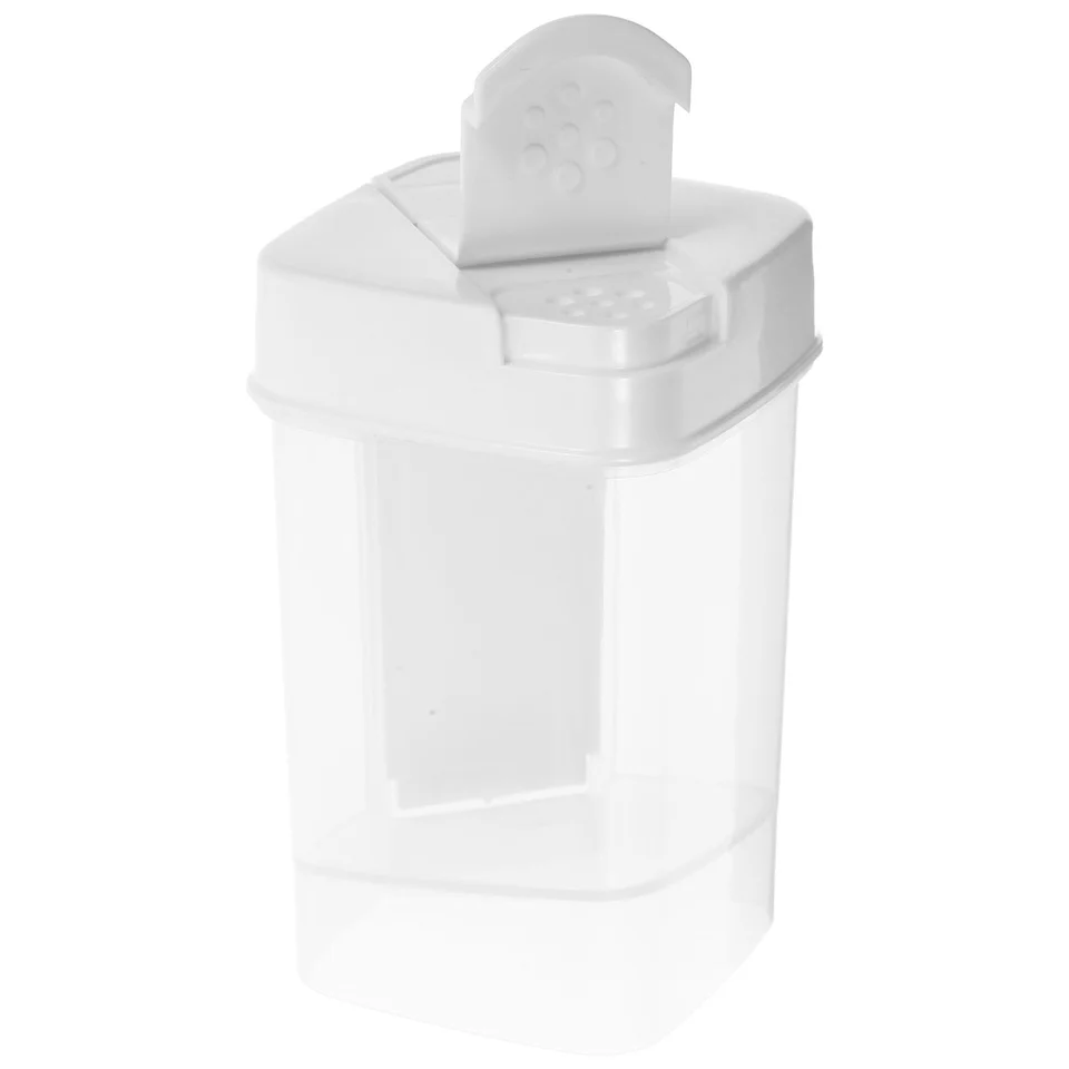 Dvojité korenie na veko Plastové soľ a papriky s vekami s veciami Candy DispenSer Camping Cestovné mini kontajnery
