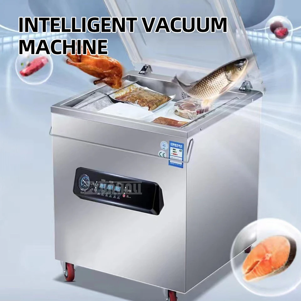 Dvojúčelové balenie stroja TEAT TEMENER Vlhké a suché vákuové tmel Automatické potravinové vákuum stroj Sous vide