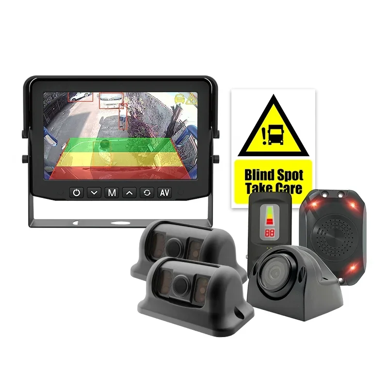 DVS London 2024 Bezpečnosť PSS Camera MOIS BSIS Reis 12v 24v AI pre chodcov slepých výstražných miest pre HGV Truck Truck