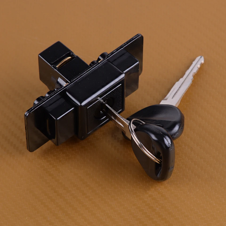 DWCX New Black Glove Box Lock Keys Fit for Mitsubishi Montero Pajero V31 V32 V33 1992 1993 1994 1995 1996 1996 1997 1998 1998 1999 2000