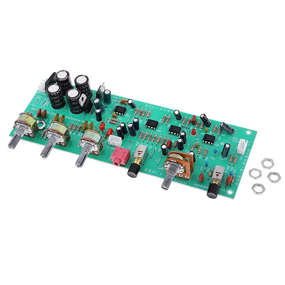 DX338A HIFI predzosilňovača predzosilňovača Tone Board Ovládanie hlasitosti 12V