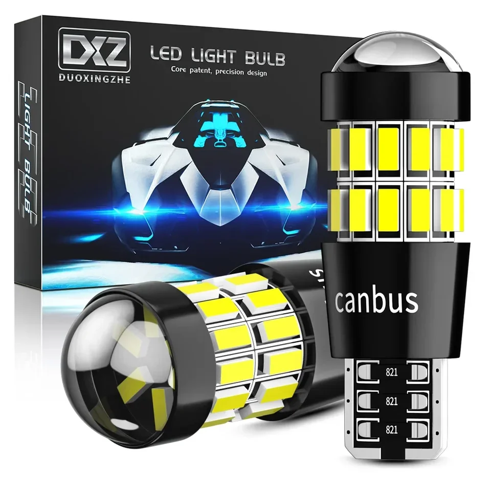 DXZ 2PCS W5W T10 LED žiarovky objektívu 30SMD 12V WY5W CANBUS CARBUS CARANCE Interiér DOME PARKING SIGNAL SILDE pre BMW Audi Mercedes