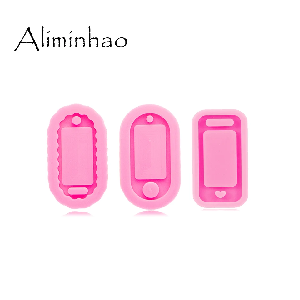 DY0867 Super lesklé formy značky Key TAG FORMS ZADNUTIE SILIKONOVÉHO FORMA PRE ŽIVÁ, DIY KEYCHAIN ​​EPOXY ŽIVÁ POLYMÁRNE PLOY