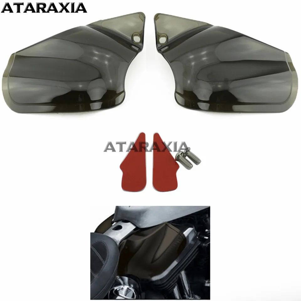 Dymový motocykel Reflexné sedlové štíty Air Tepelný deflektor pre Harley Sportster Iron 883 1200 štyridsať osem XL1200 2014-2019