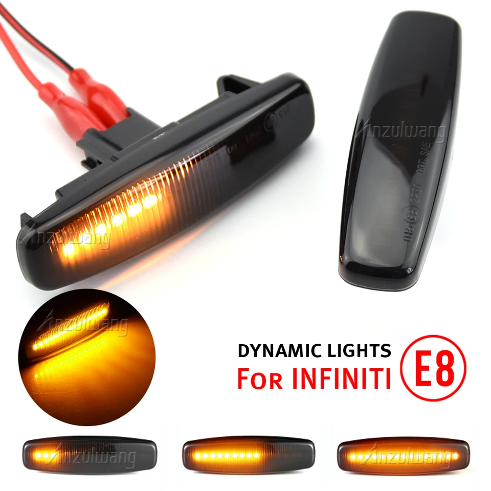 Dynamické signálne zrkadlo LED bočné zrkadlo pre Infiniti EX25 EX35 EX37 FX35 FX37 FX50 G25 G35 G37 Q40 Q60 Q70 QX50 QX70 M25 M37 JX35
