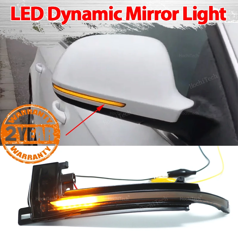 Dynamické čierne LED dióda Signálne svetlo svetlo svetla so zrkadlom pre Audi A4 A5 S4 S5 B8 A6 S6 C6 A8 S8 Q3 SQ3 A3 8P A 4 5 6 8 SLINE