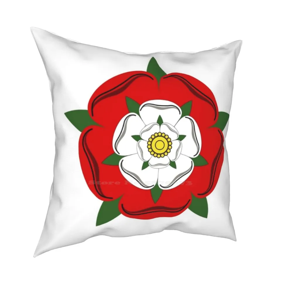 Dynastia Rose Home Sofa Case Cashing Cover vankúš ružovej kvetiny Symbol znamenie Anglicko Veľká Británia Veľká Británia Spojené kráľovstvo