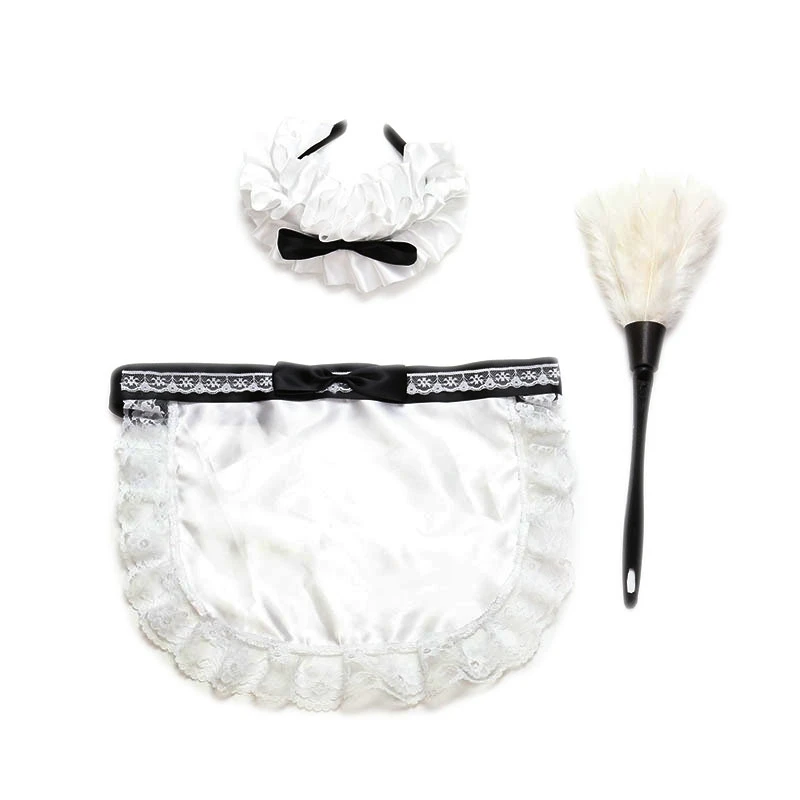 Dámska francúzska slúžka kostým Duster zástera čelenka Halloween Fancy Dropship Dropship
