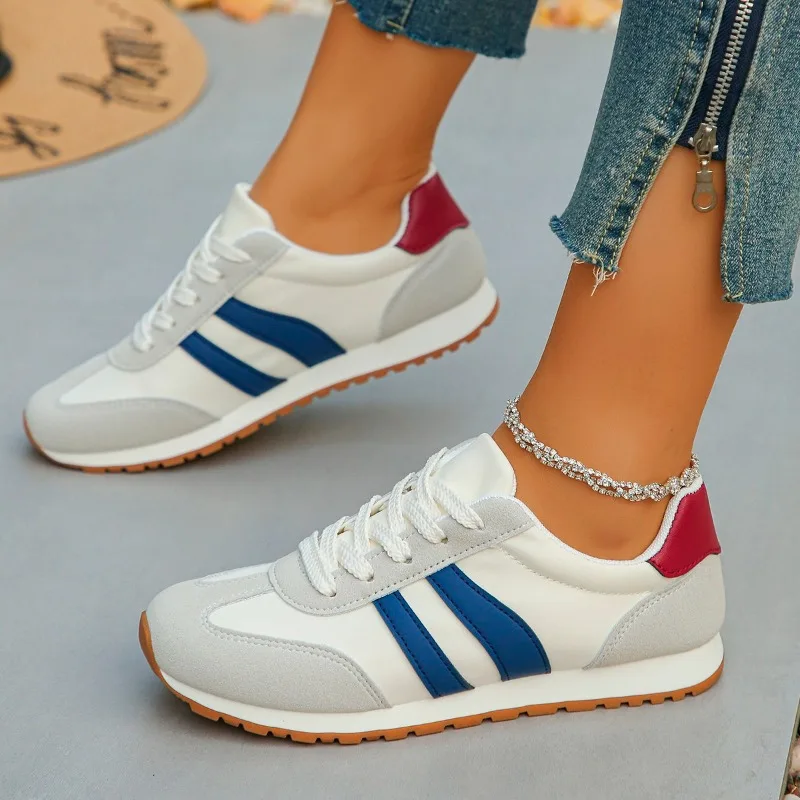 Dámska neformálna handrička povrchy ľahké športové topánky 2025 Spring Autumn All-Match Priedušné bežecké tenisky Zapatos de Mujer