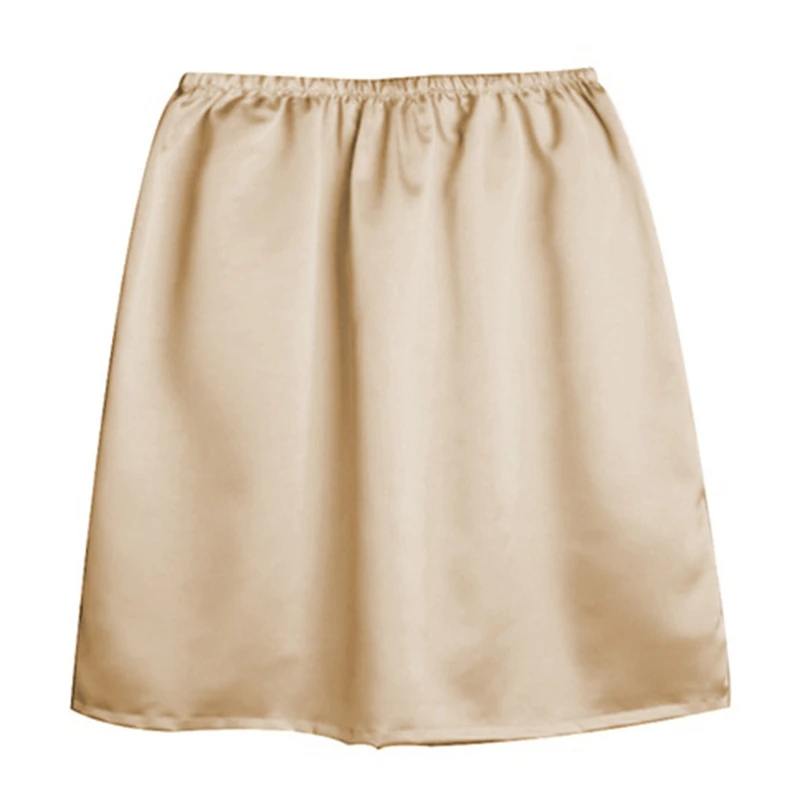 Dámska sukňa elastický pás napoly sklz Petticoat sukne spodnú časť Lady Crinoline mlieko hodvábny biely čipk