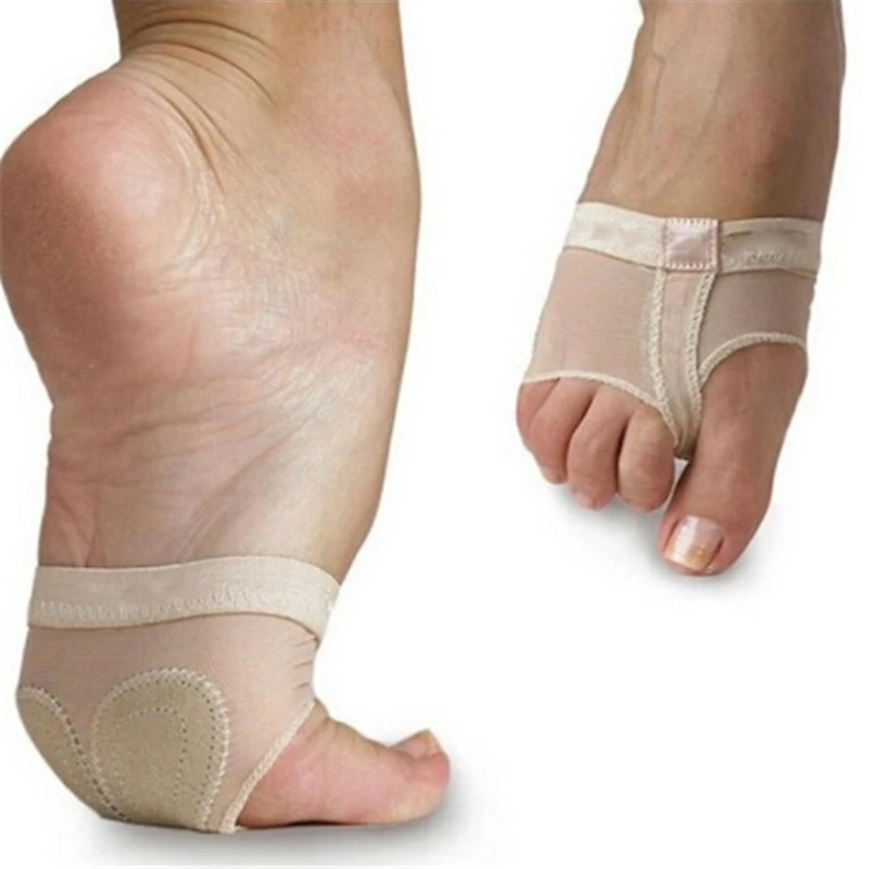 Dámske brušné balet Half Shoe Shop Flet Soft Sole Paw Dance Feet Ochrana na špičke Pad Well Foot Care